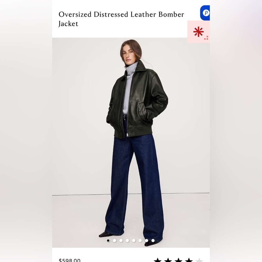 Banana Republic oversized jacket